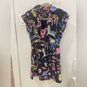 Maeve by Anthropologie Floral & Animal Print Dress
